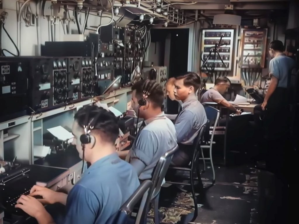 USS Missouri Radio Room - WWII